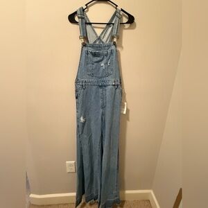 Show Me Your MuMu Blue Denim Jumpsuit